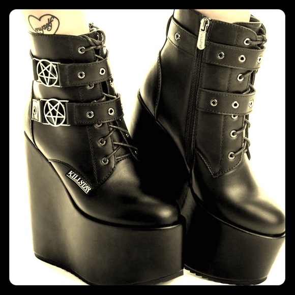 Killstar Shoes - Sale 🥀🥀 Killstar Sabitha booties🖤🦇